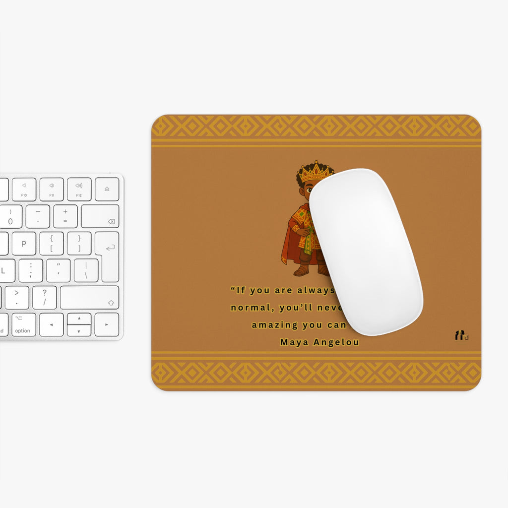 Royal Prince Mouse Pad – Bold African Prince Gaming & Office Desk Mat