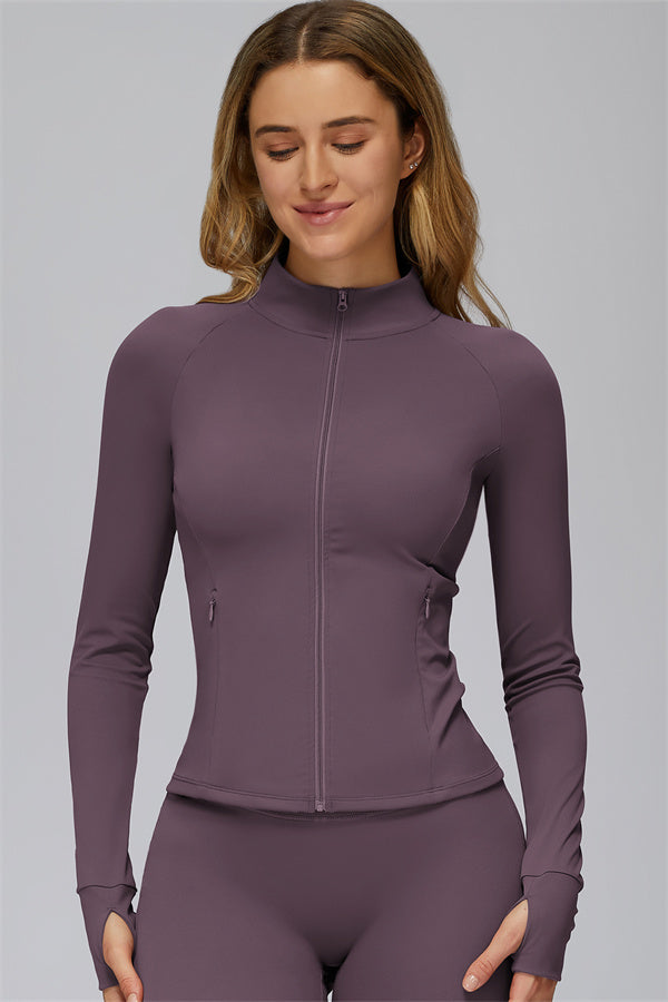 The FlexCore Pure Zip Jacket Flared Leggings 2-Piece Set