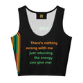 Same Energy Retro Stripe Women's Crop Top