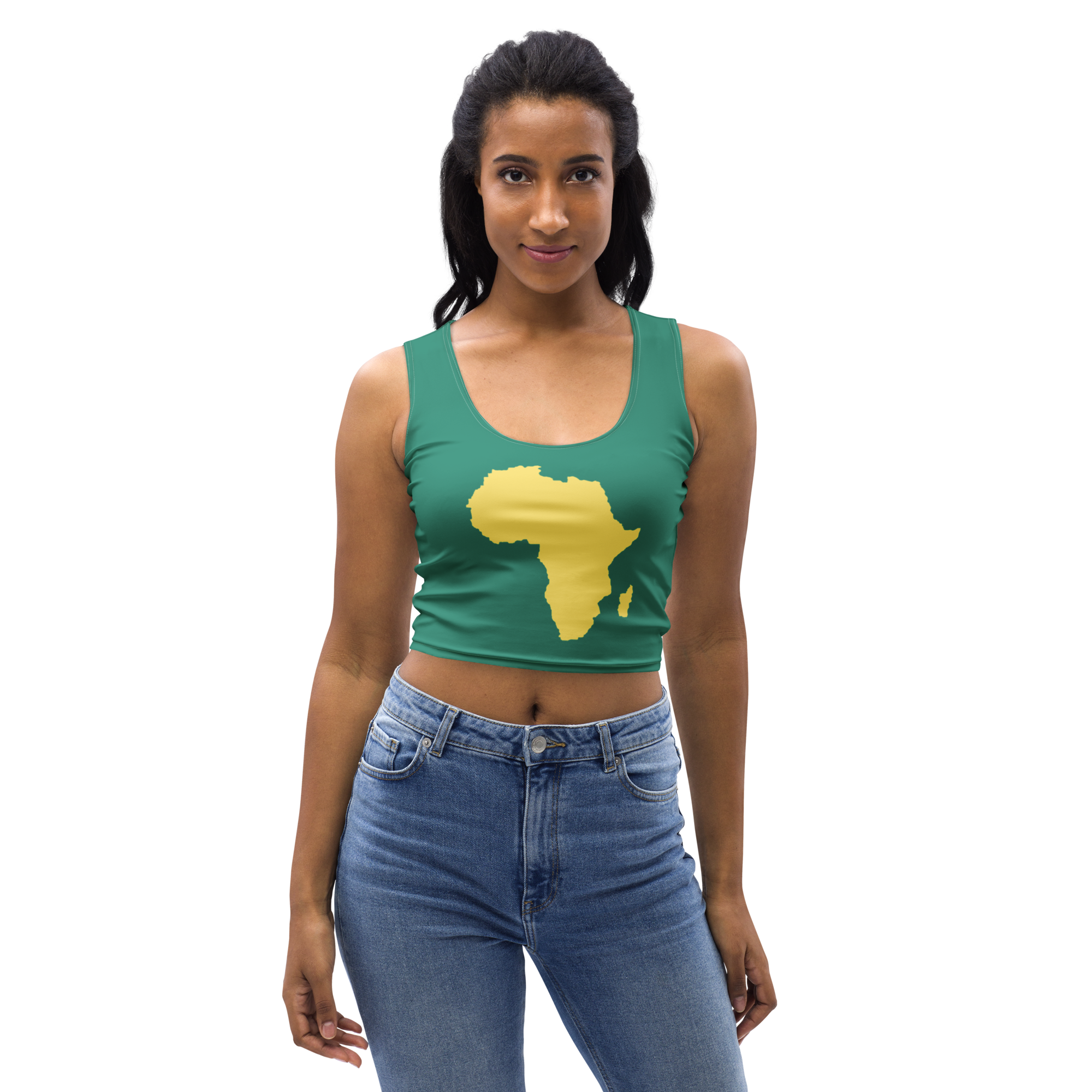 Rooted Heritage Body-Hugging Crop Top
