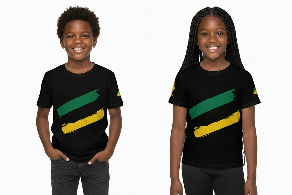 Jamaican Vibes Kids Crew Neck Tee