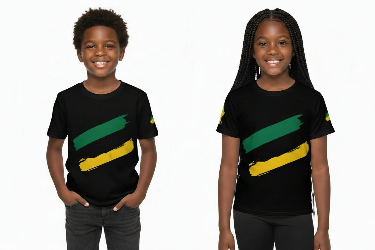 Jamaican Vibes Kids Crew Neck Tee
