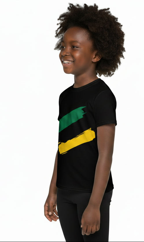 Jamaican Vibes Kids Crew Neck Tee