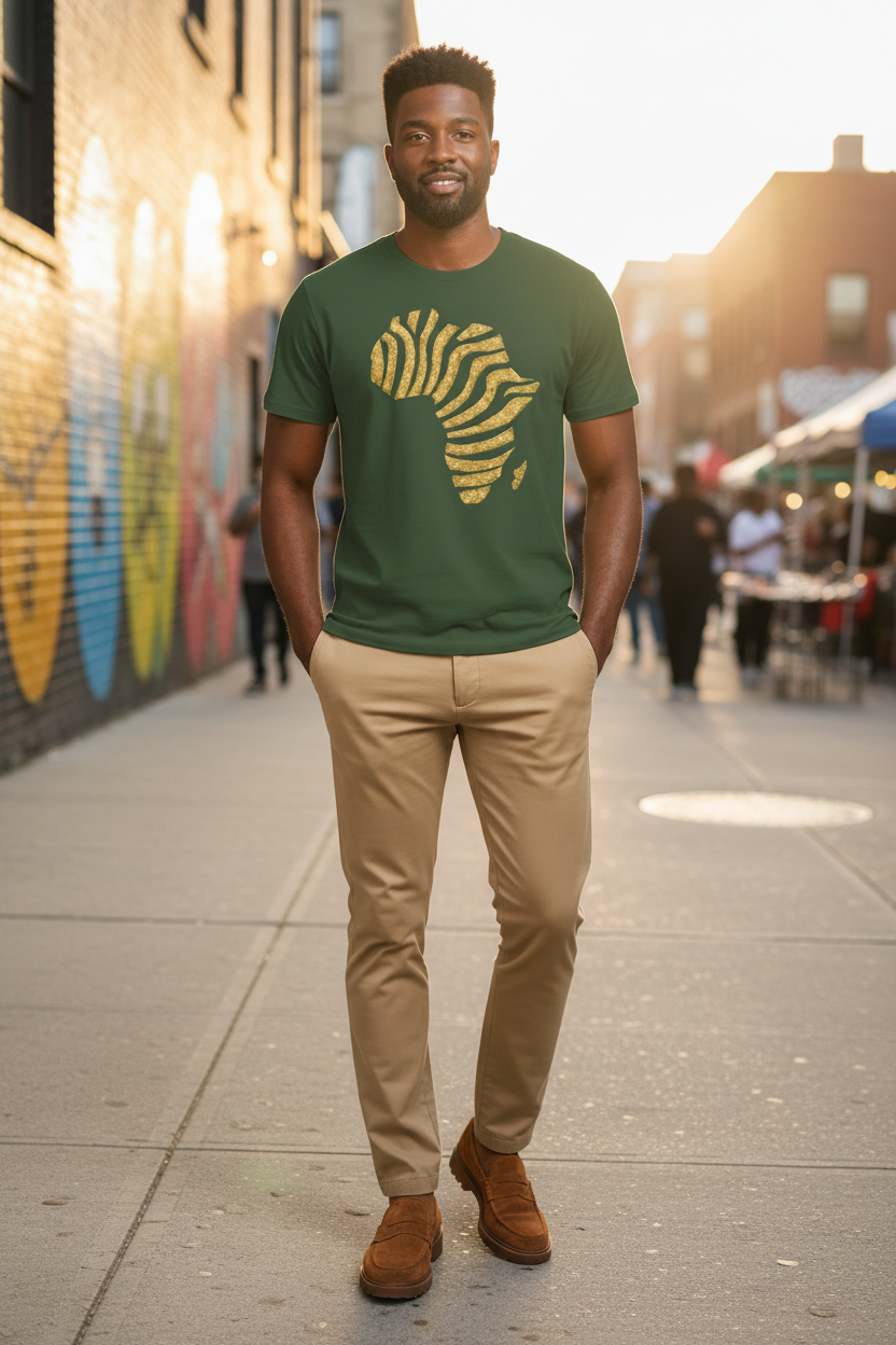 Mens Gold Standard Africa Tee