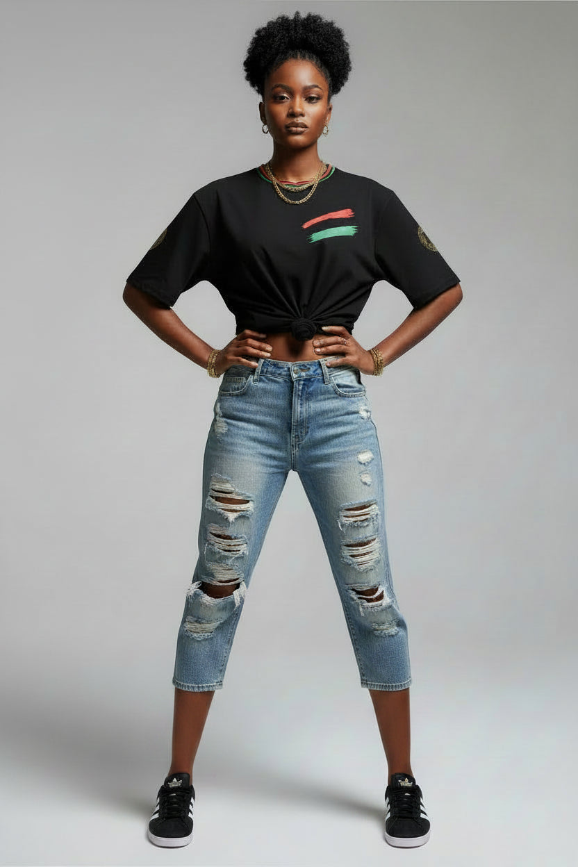 Pan-African Adult Unisex Cotton Tee