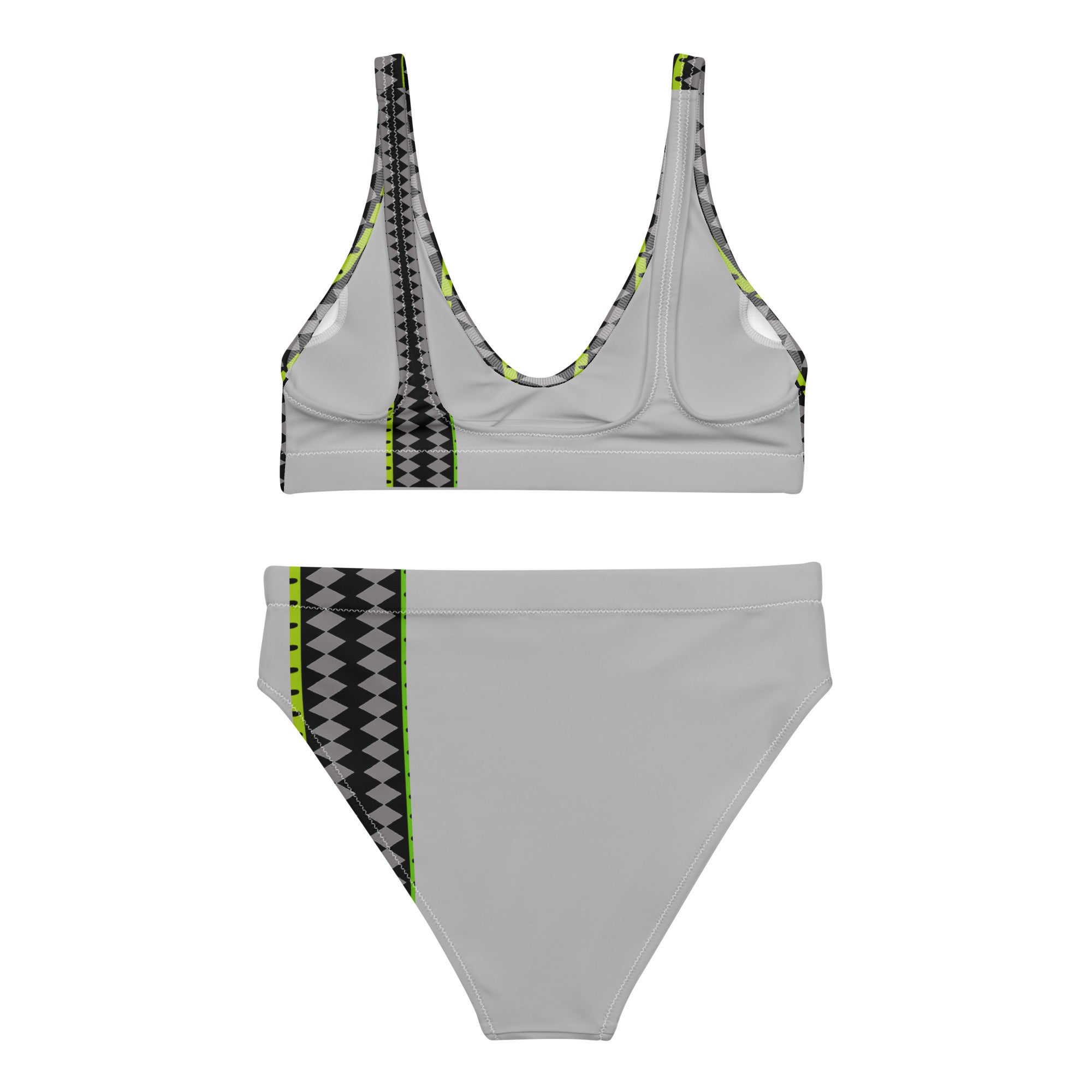Nubian Pride High-Waisted Bikini Set