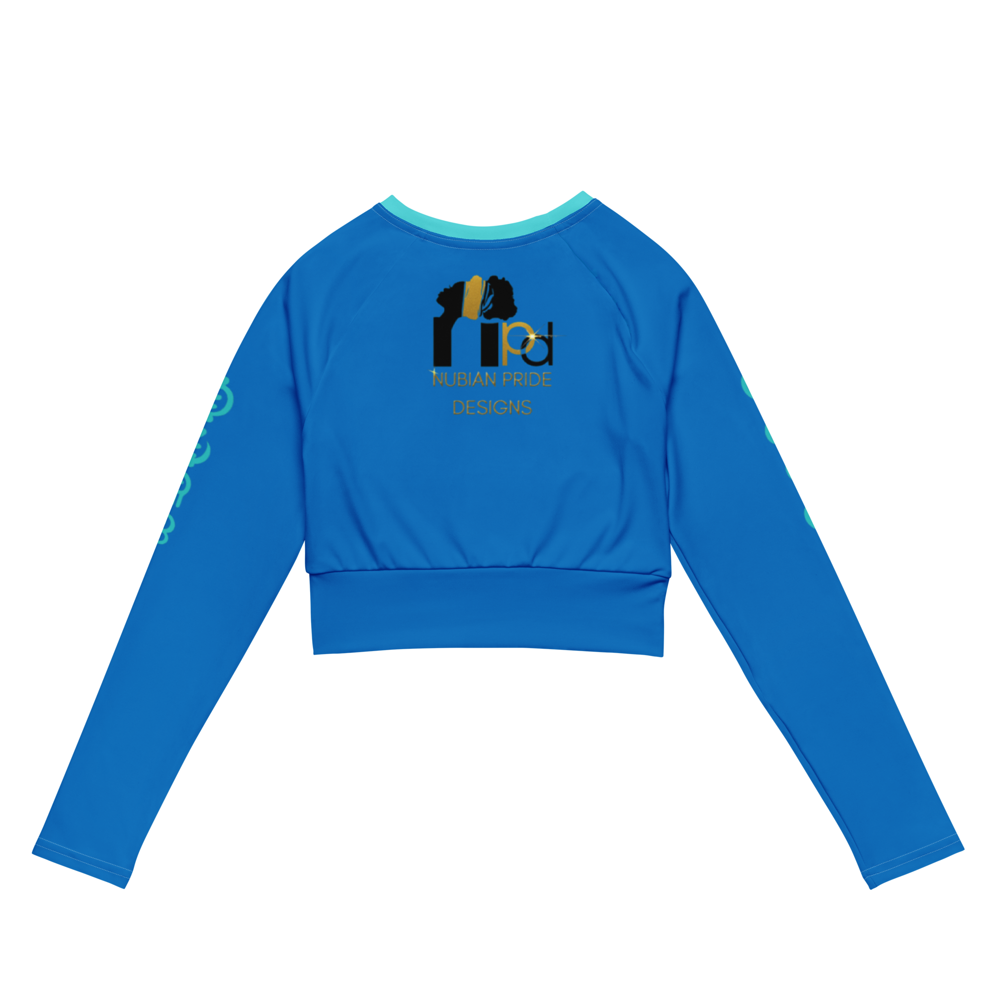Check The Vibe Recycled Long Sleeve Crop Top For Women