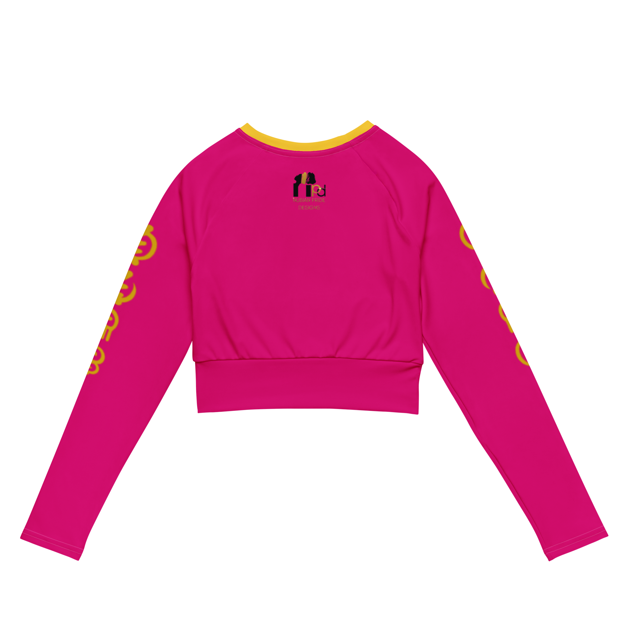 Check The Vibe Recycled Long Sleeve Crop Top For Women