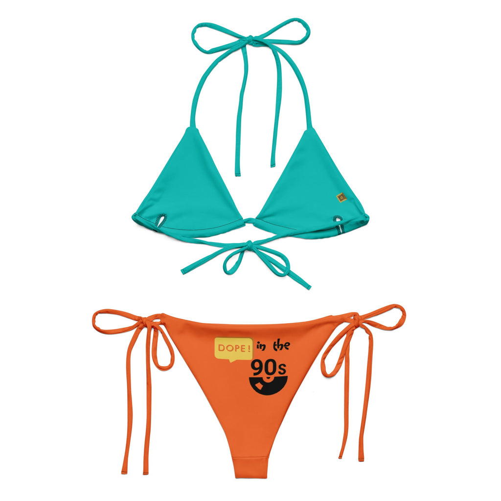 Golden Age of Hip Hop String Bikini Set