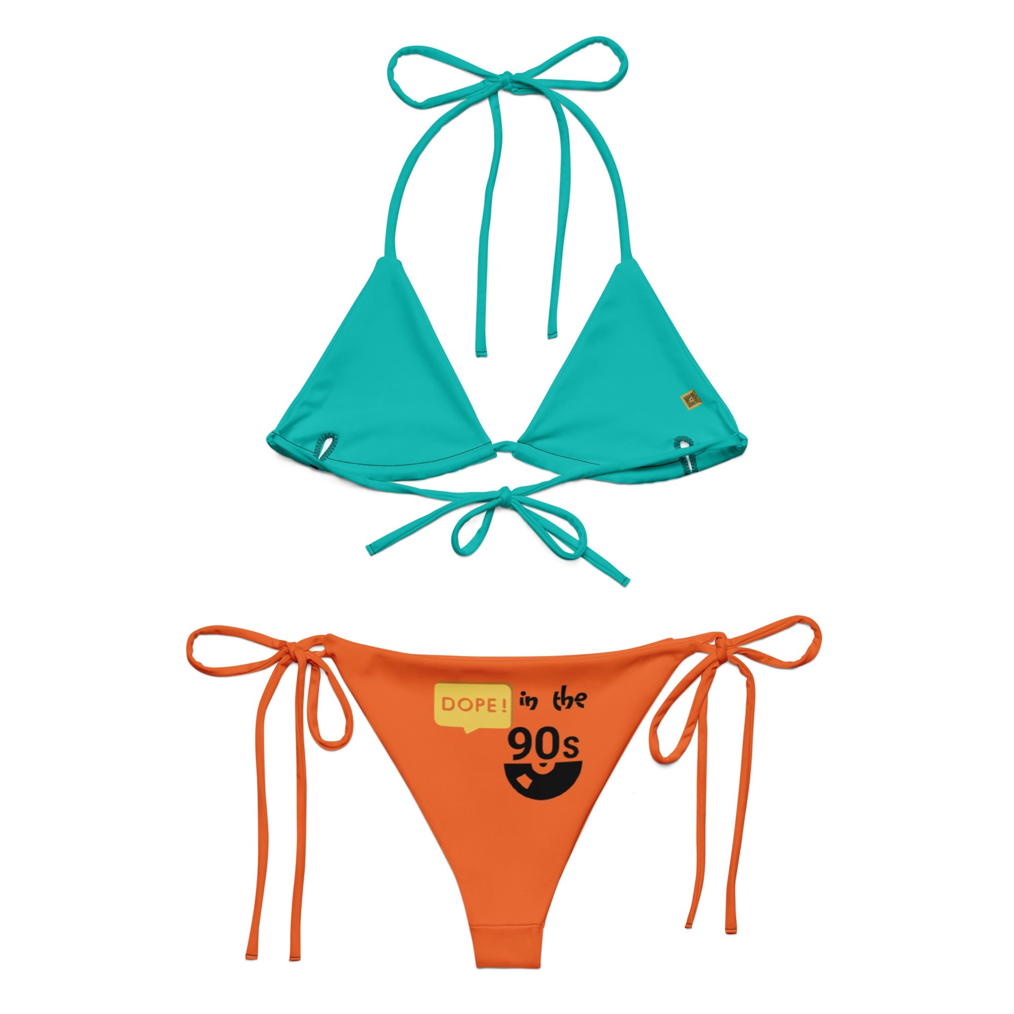 Golden Age of Hip Hop String Bikini Set