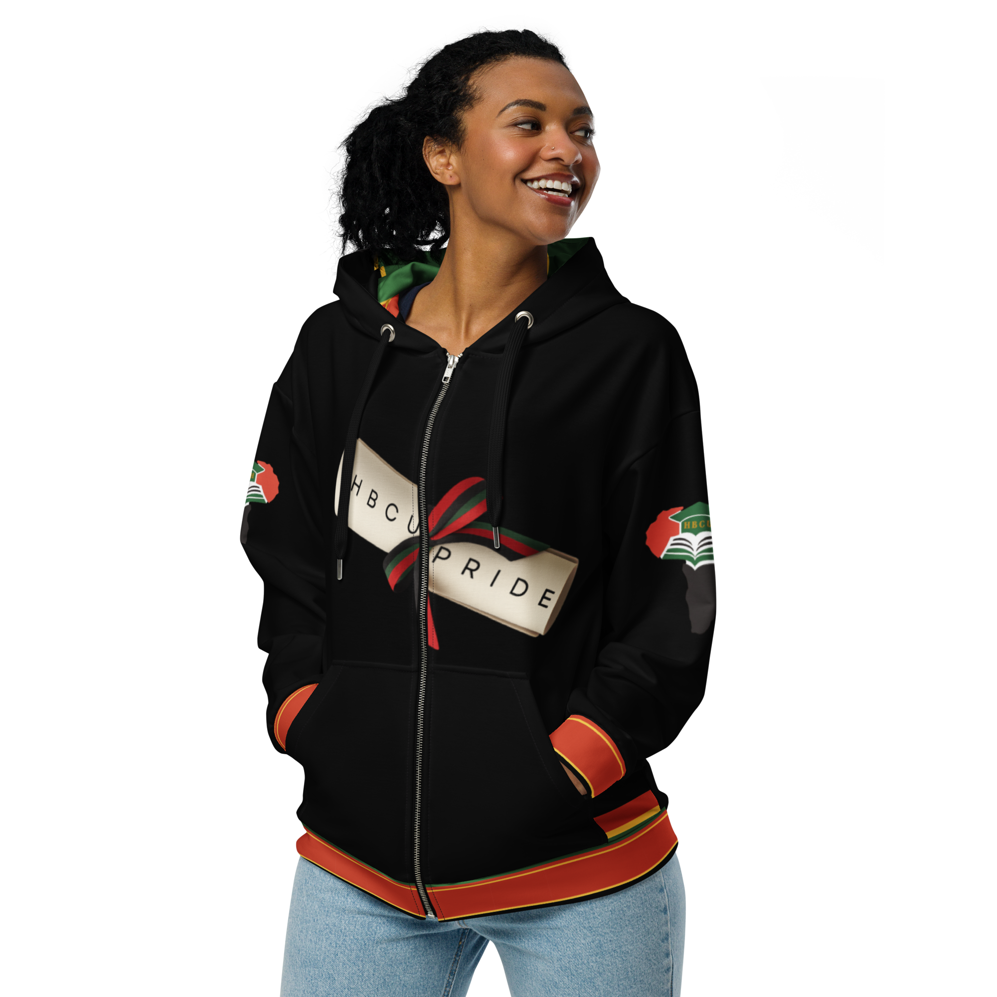 HBCU Legacy & Pride Recycled Unisex Zip Hoodie