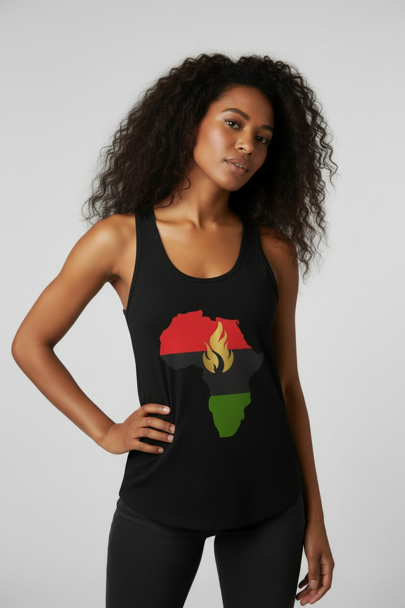 Africa Lit Women's Tank Top