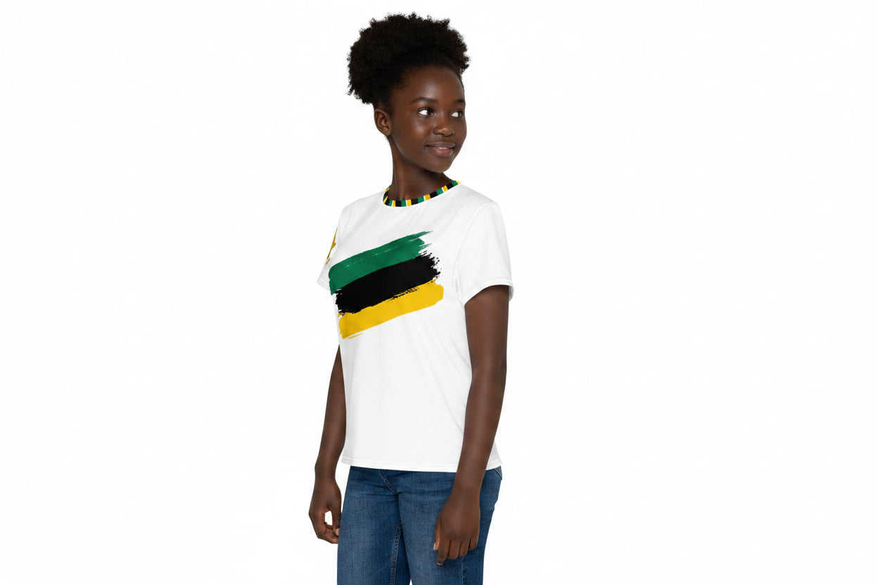 Jamaican Vibes Youth Unisex Crew Neck Tee