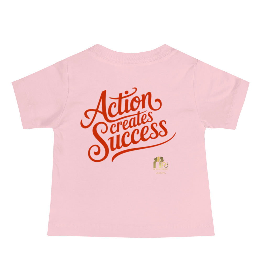 Future HBCU Graduate "Keep Rising" Short Sleeve Baby Jersey Tee for Girls