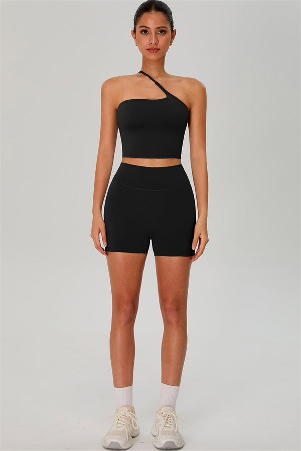 The Jewel One-Shoulder Crop Top