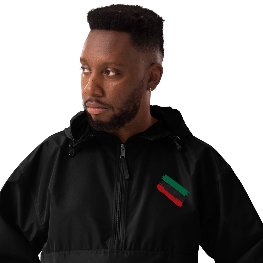 Pan-African Embroidered Champion Packable Unisex Jacket