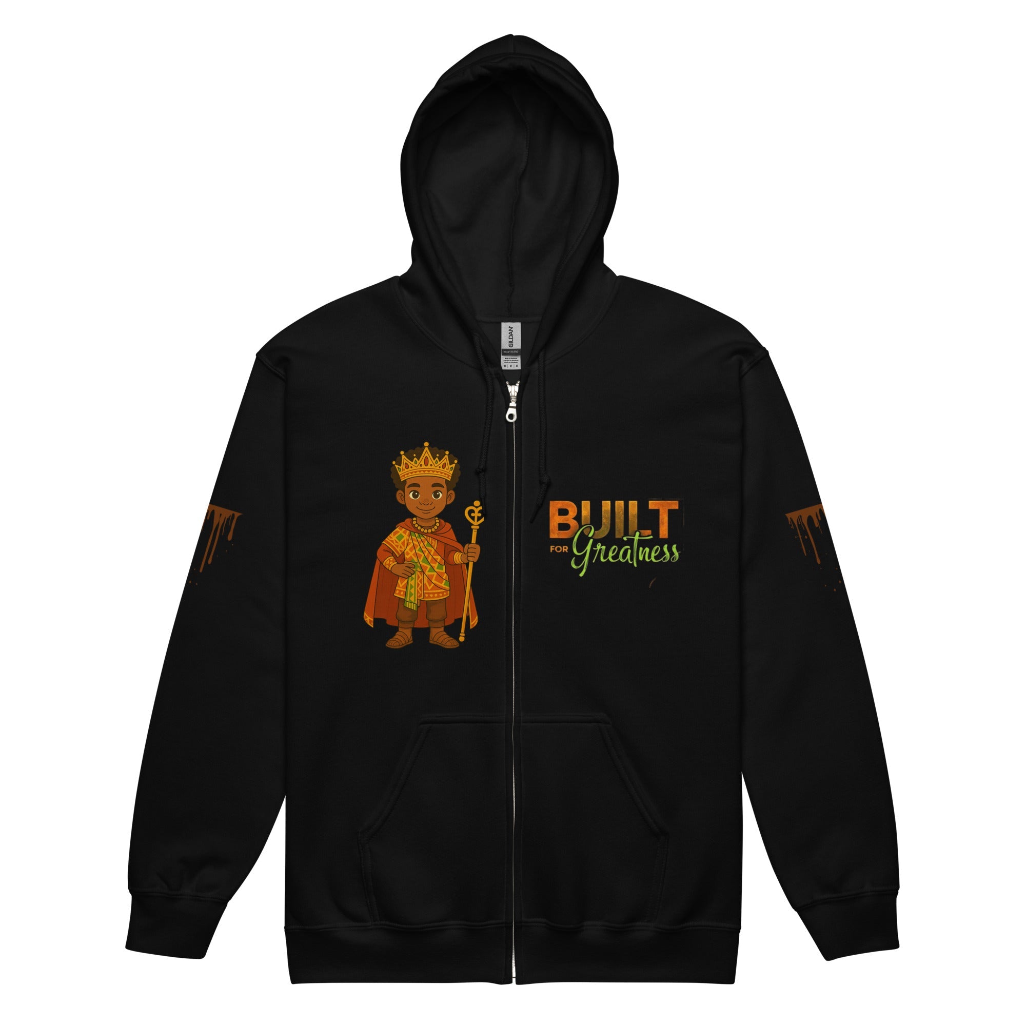 Built For Greatness Youth Boys Zip Hoodie
