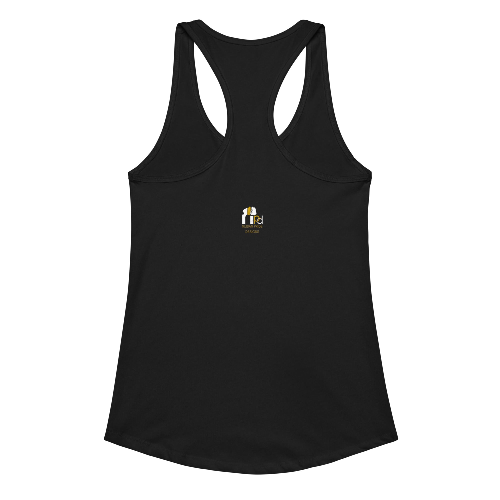 Africa Lit Women's Fitted Racerback Tank Top