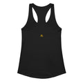 Africa on Gold Women's Fitted Racerback Tank Top