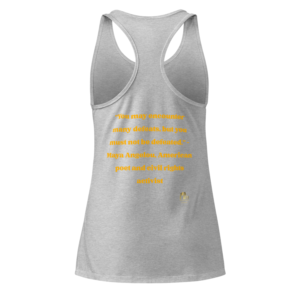 Maya Empowerment Fitted Racerback Top for Women