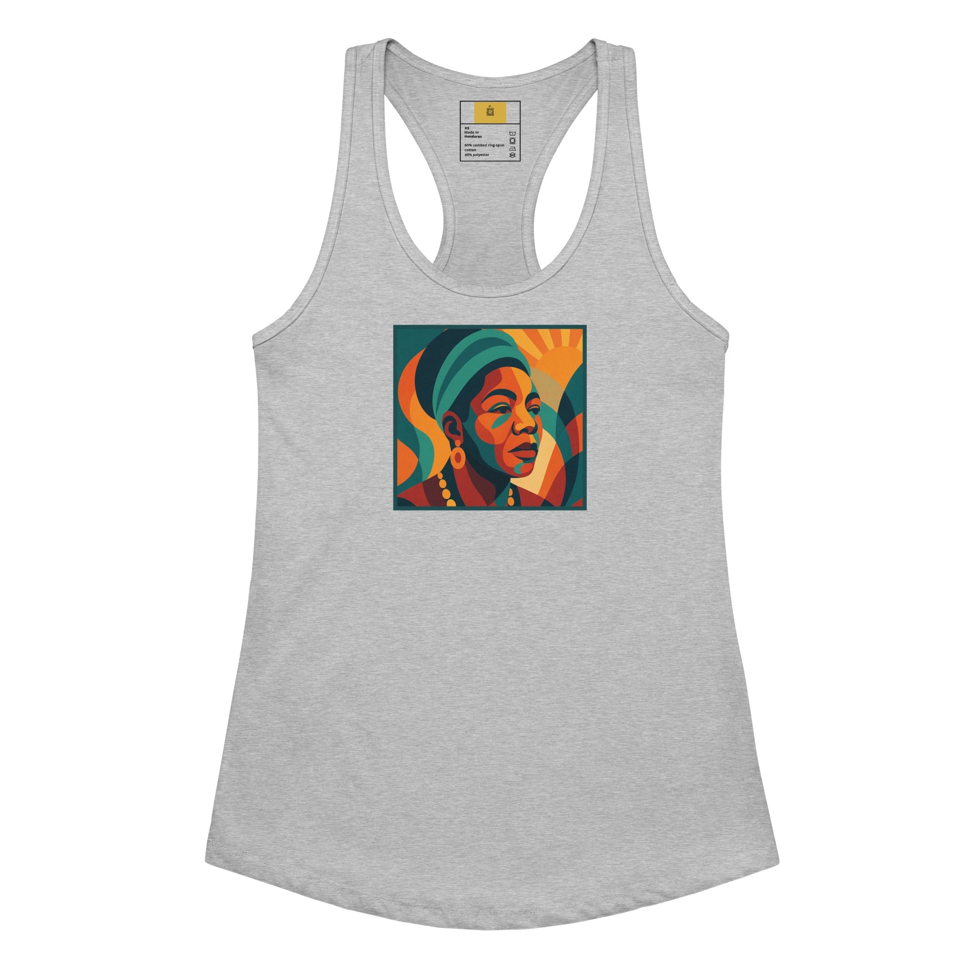 Maya Empowerment Fitted Racerback Top for Women