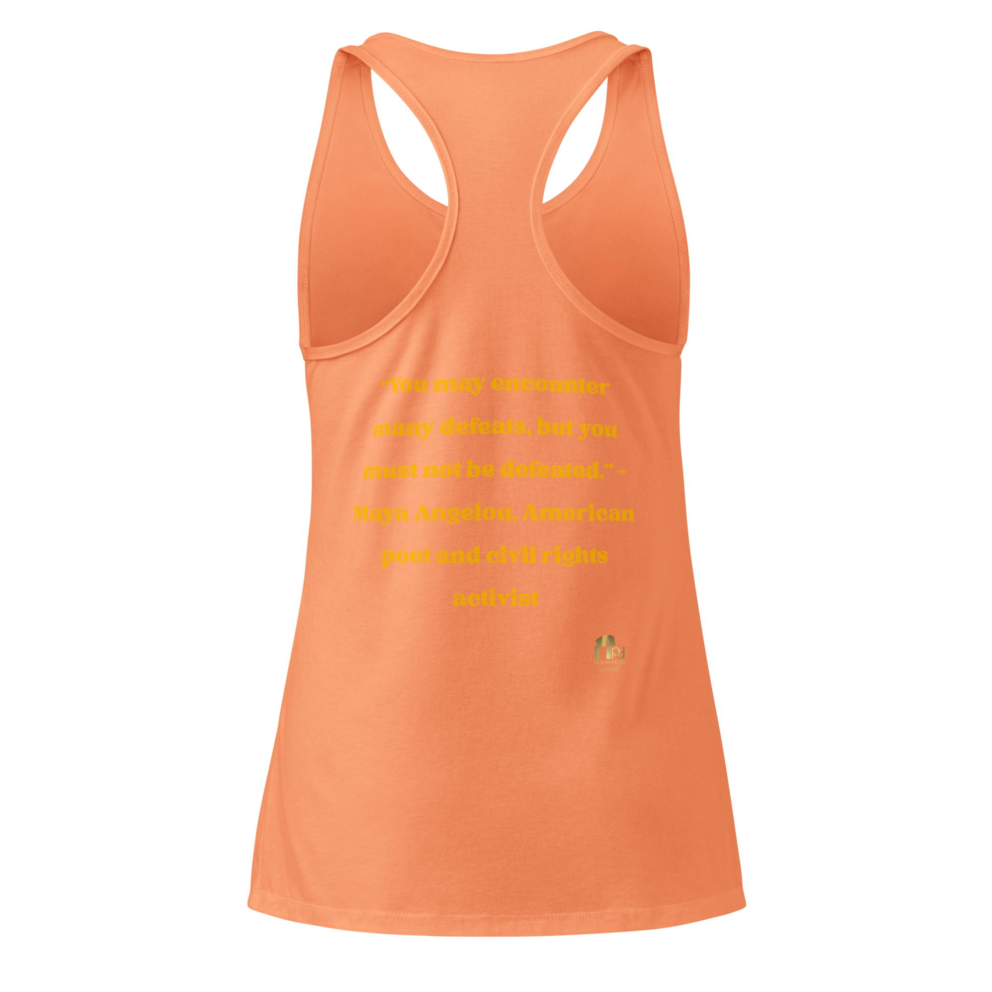Maya Empowerment Fitted Racerback Top for Women