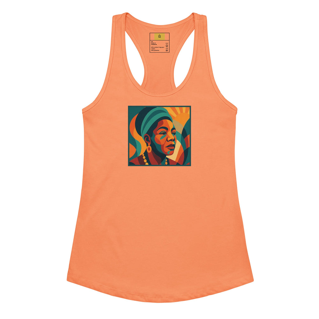 Maya Empowerment Fitted Racerback Top for Women
