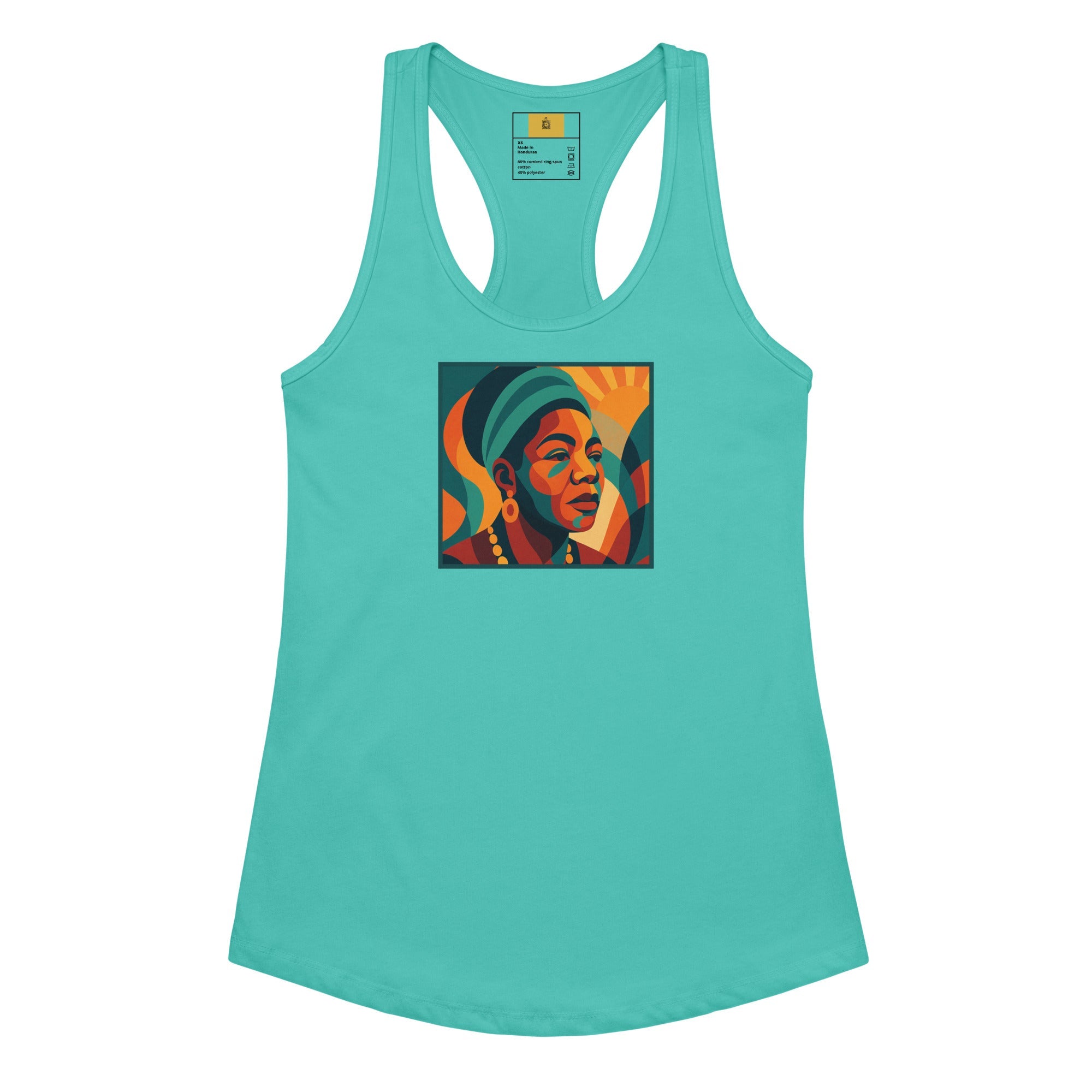 Maya Empowerment Fitted Racerback Top for Women