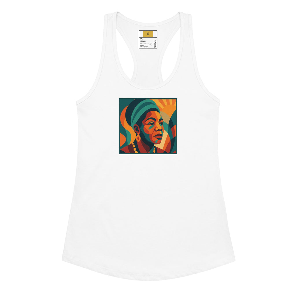 Maya Empowerment Fitted Racerback Top for Women