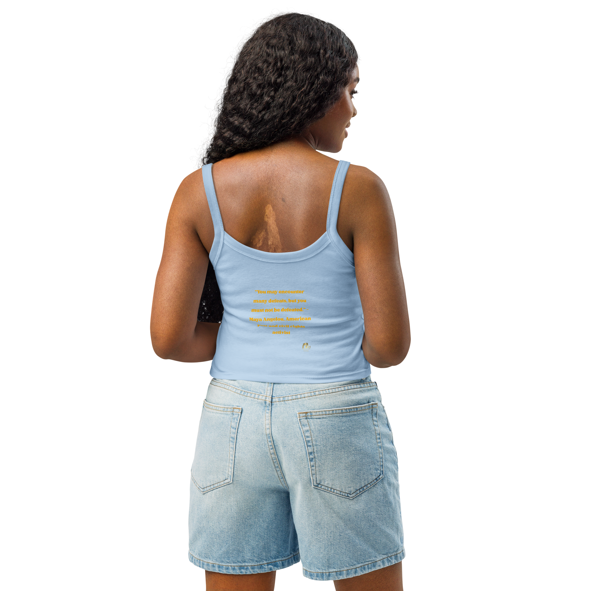 Maya Empowerment Micro-Rib Tank Top for Women