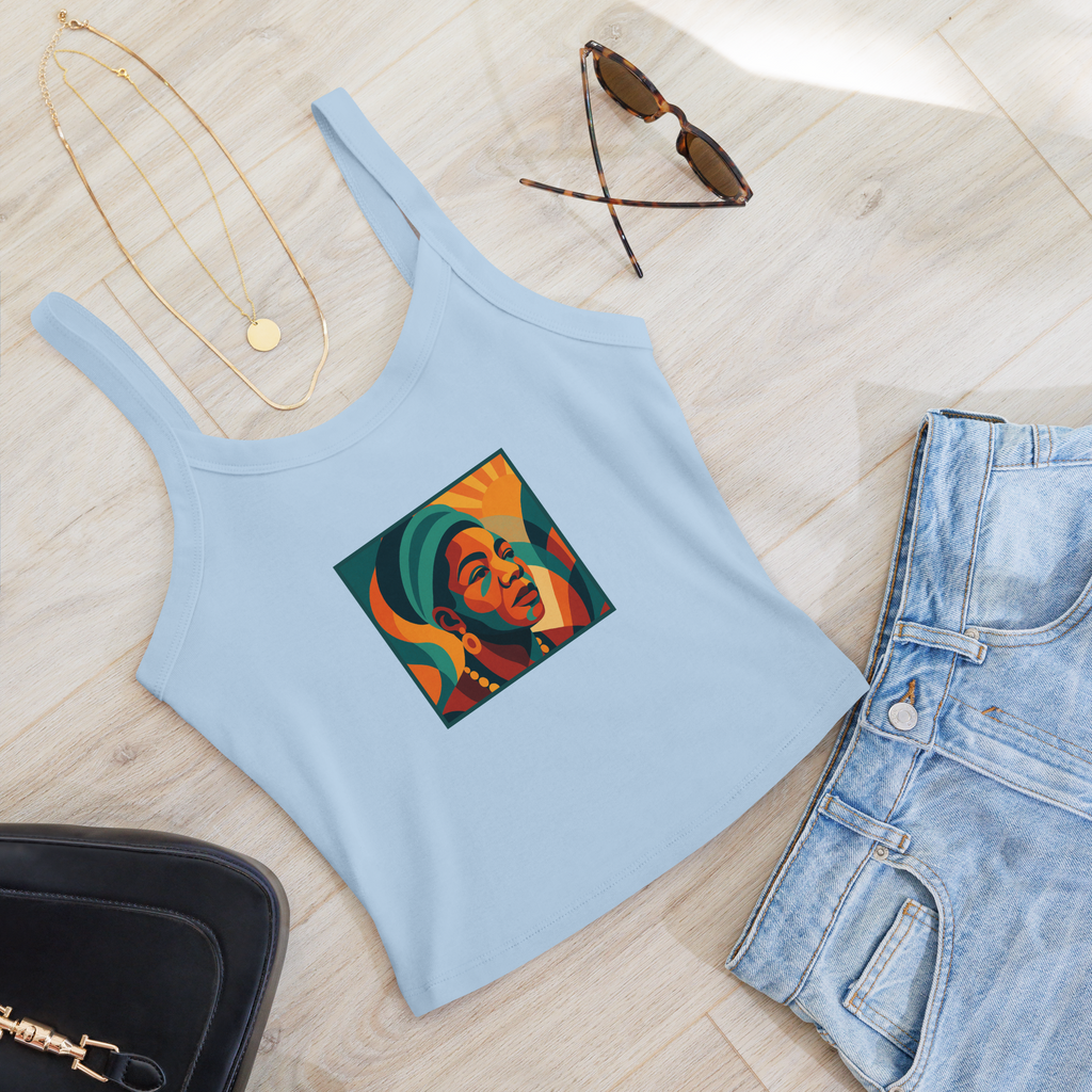 Maya Empowerment Micro-Rib Tank Top for Women
