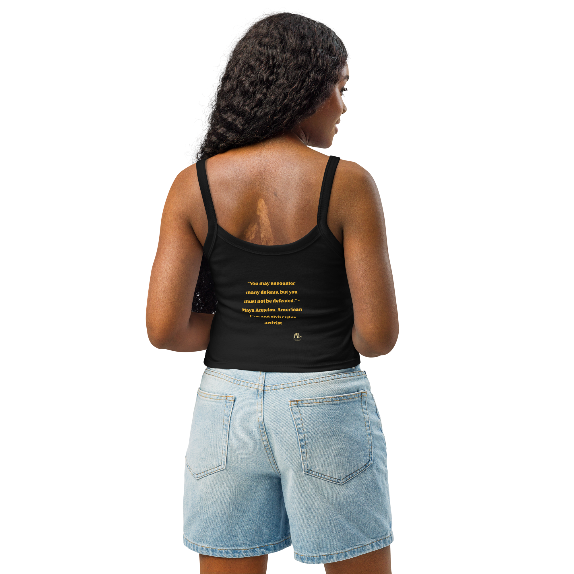 Maya Empowerment Micro-Rib Tank Top for Women
