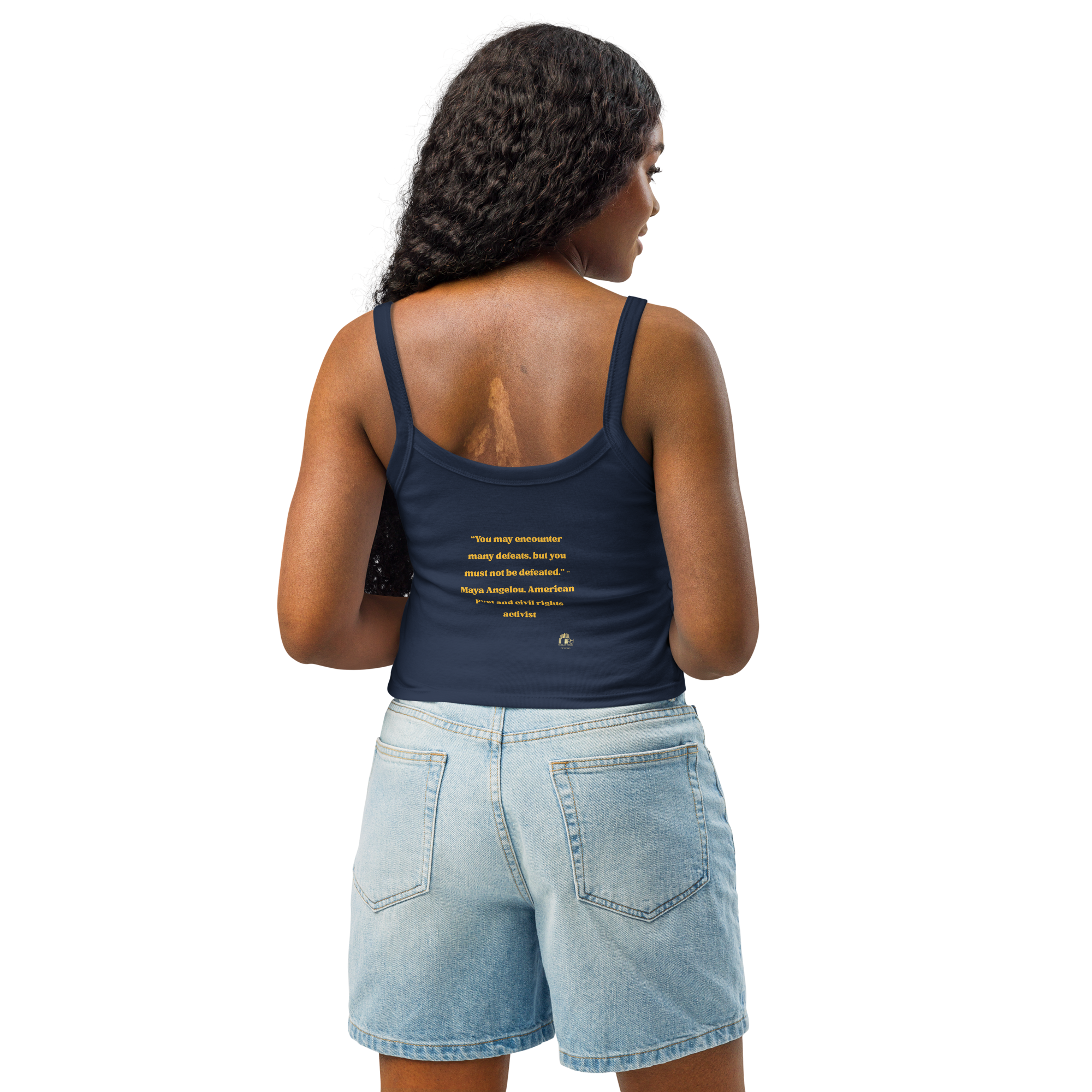 Maya Empowerment Micro-Rib Tank Top for Women