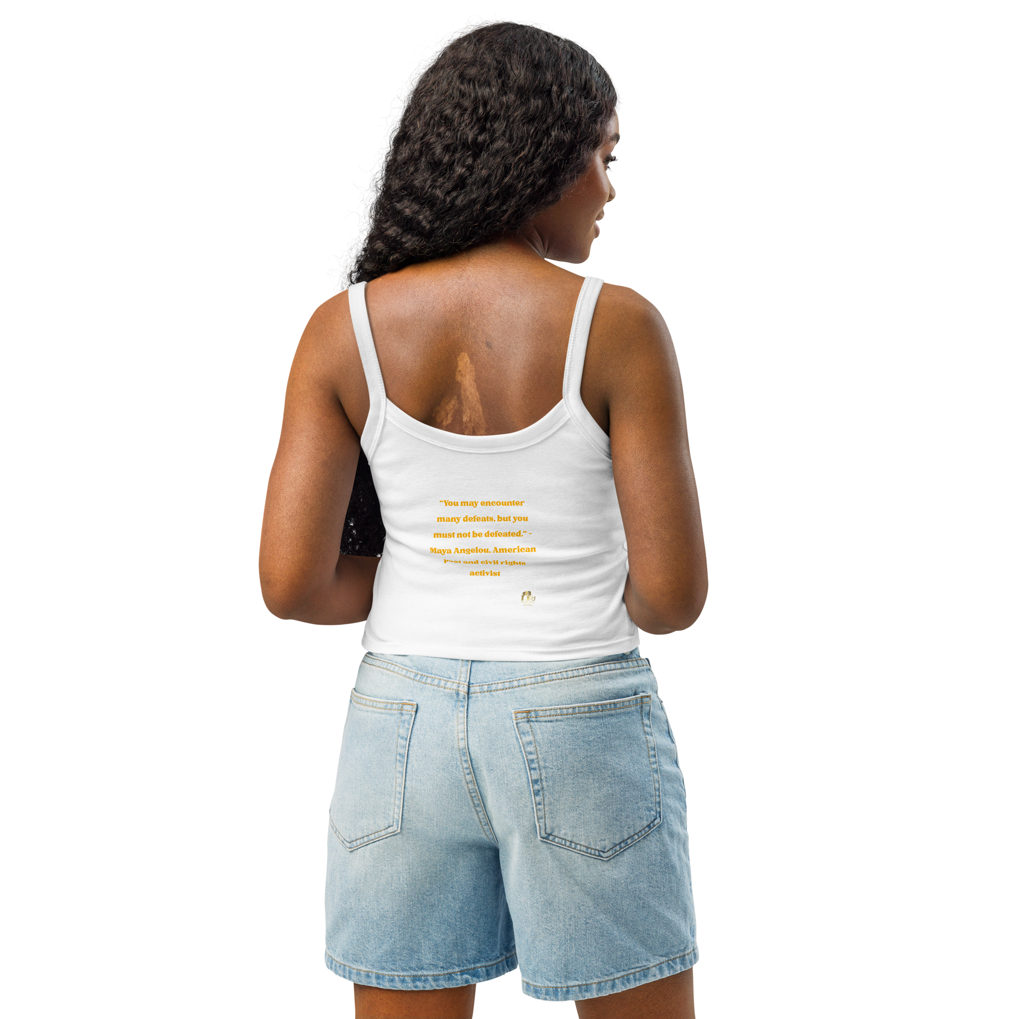 Maya Empowerment Micro-Rib Tank Top for Women