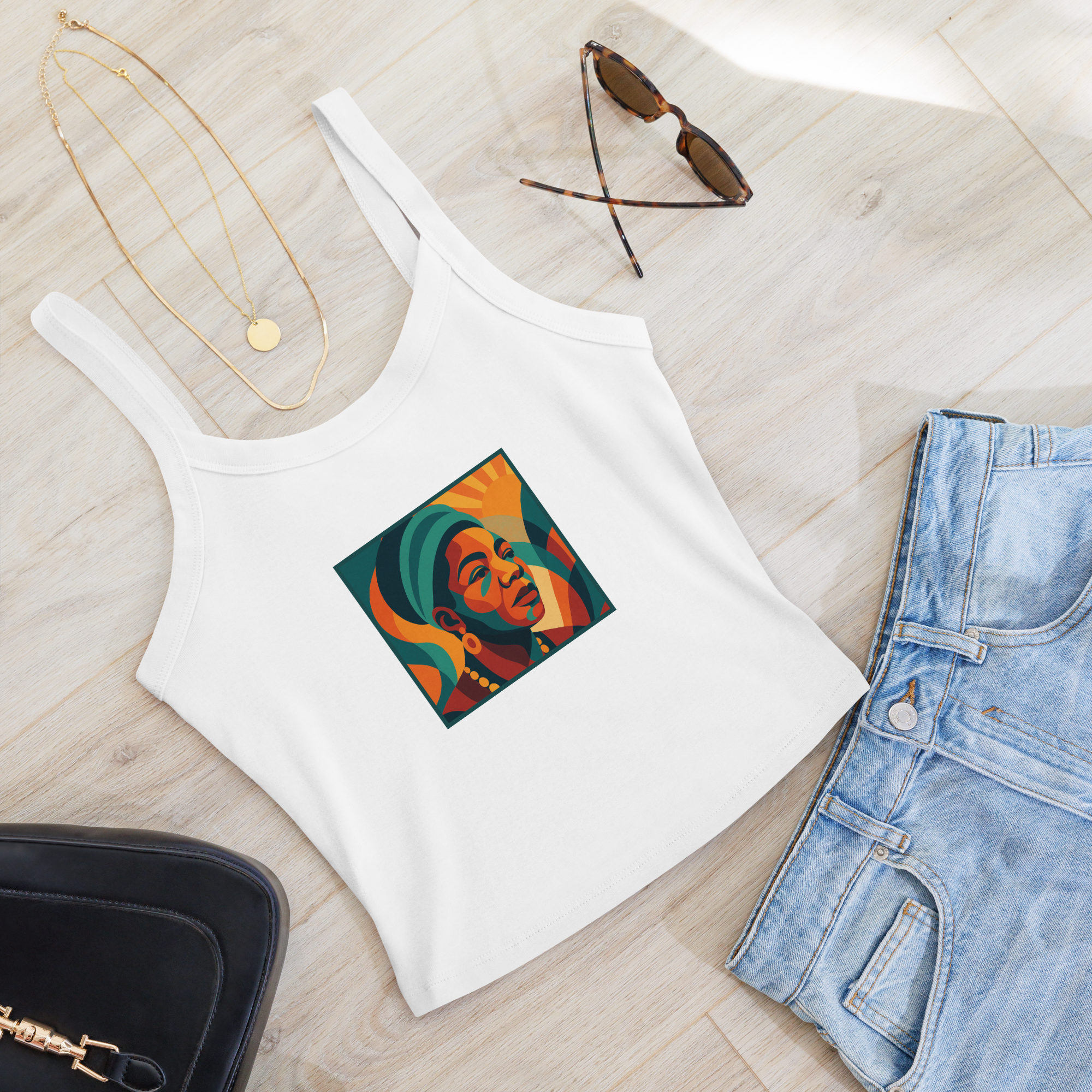 Maya Empowerment Micro-Rib Tank Top for Women
