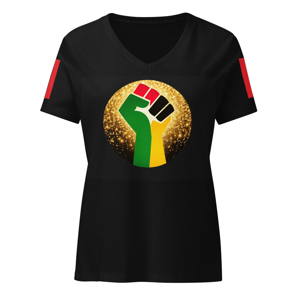 Pan Pride Women's Relaxed V-Neck Tee