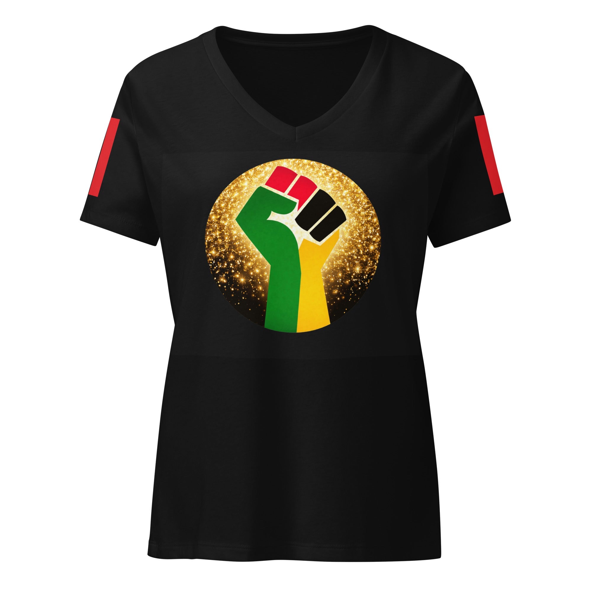 Pan Pride Women's Relaxed V-Neck Tee