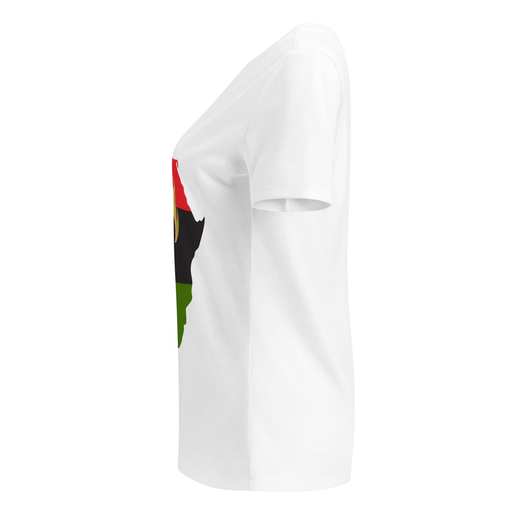 Lit from the Continent Tee Women’s Relaxed V-Neck
