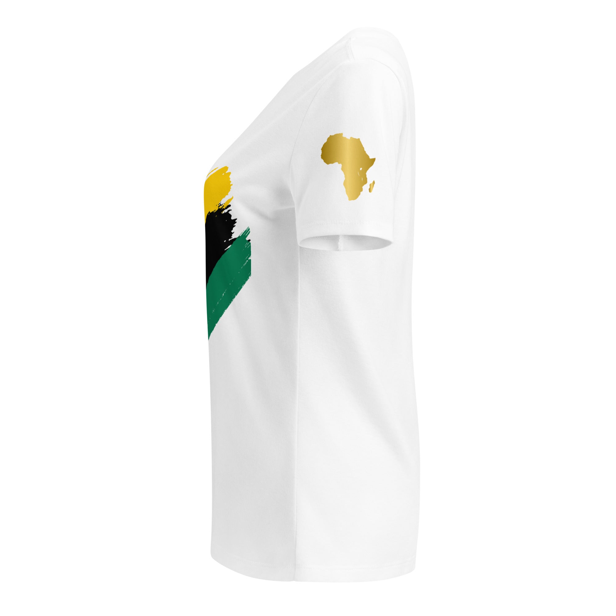 Jamaican Vibes Women's Relaxed V-Neck Tee