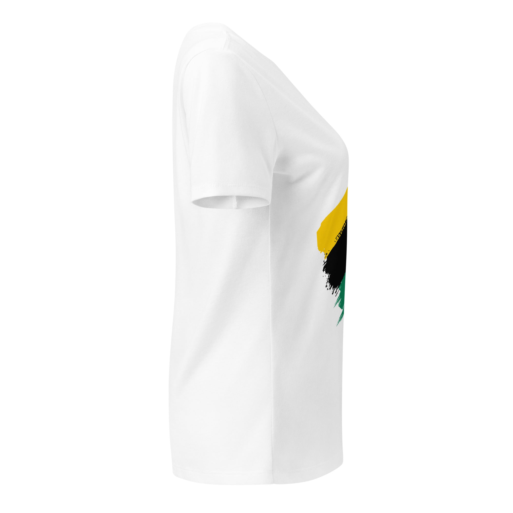 Jamaican Vibes Women's Relaxed V-Neck Tee