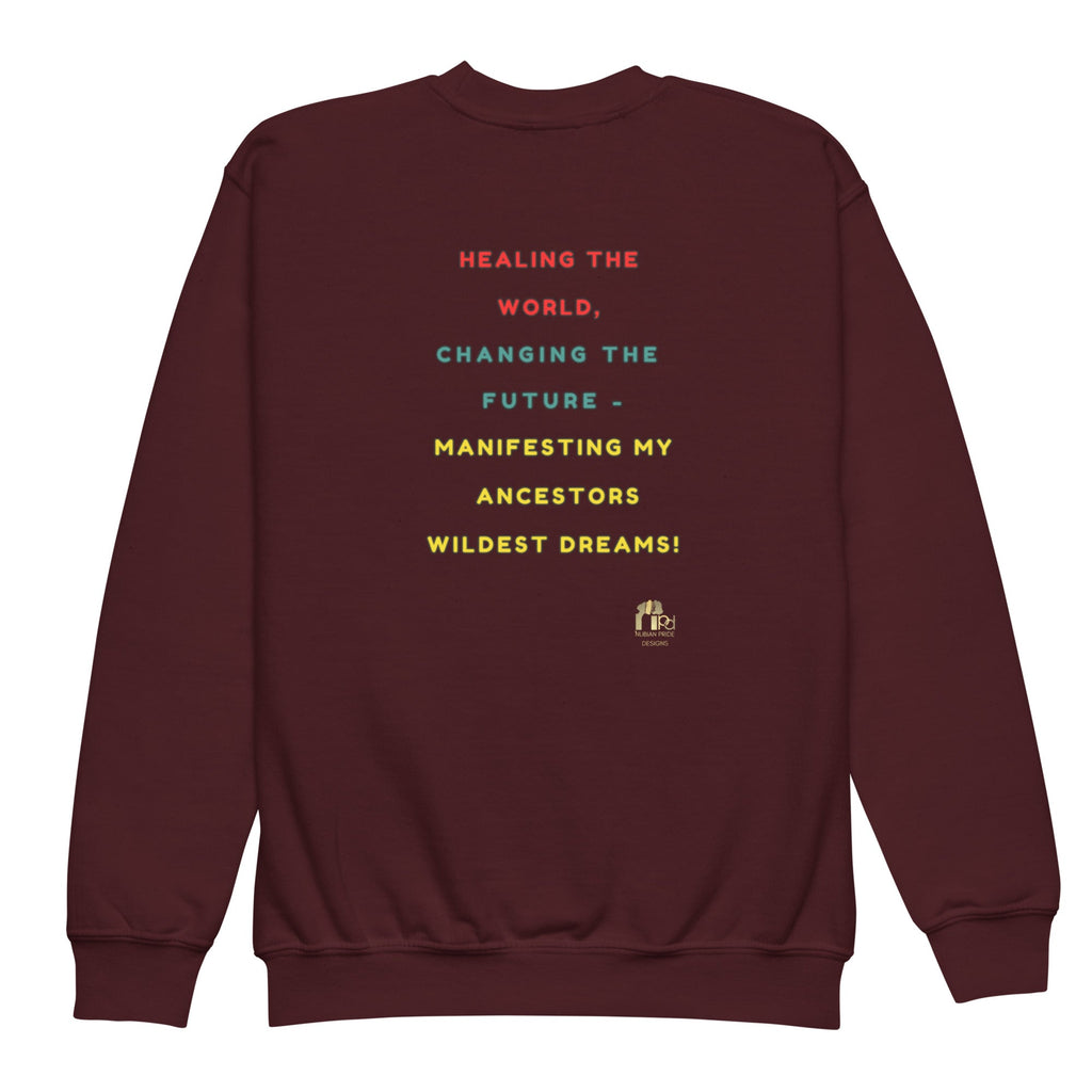 Future Scientist Youth Crewneck Sweater for Girls