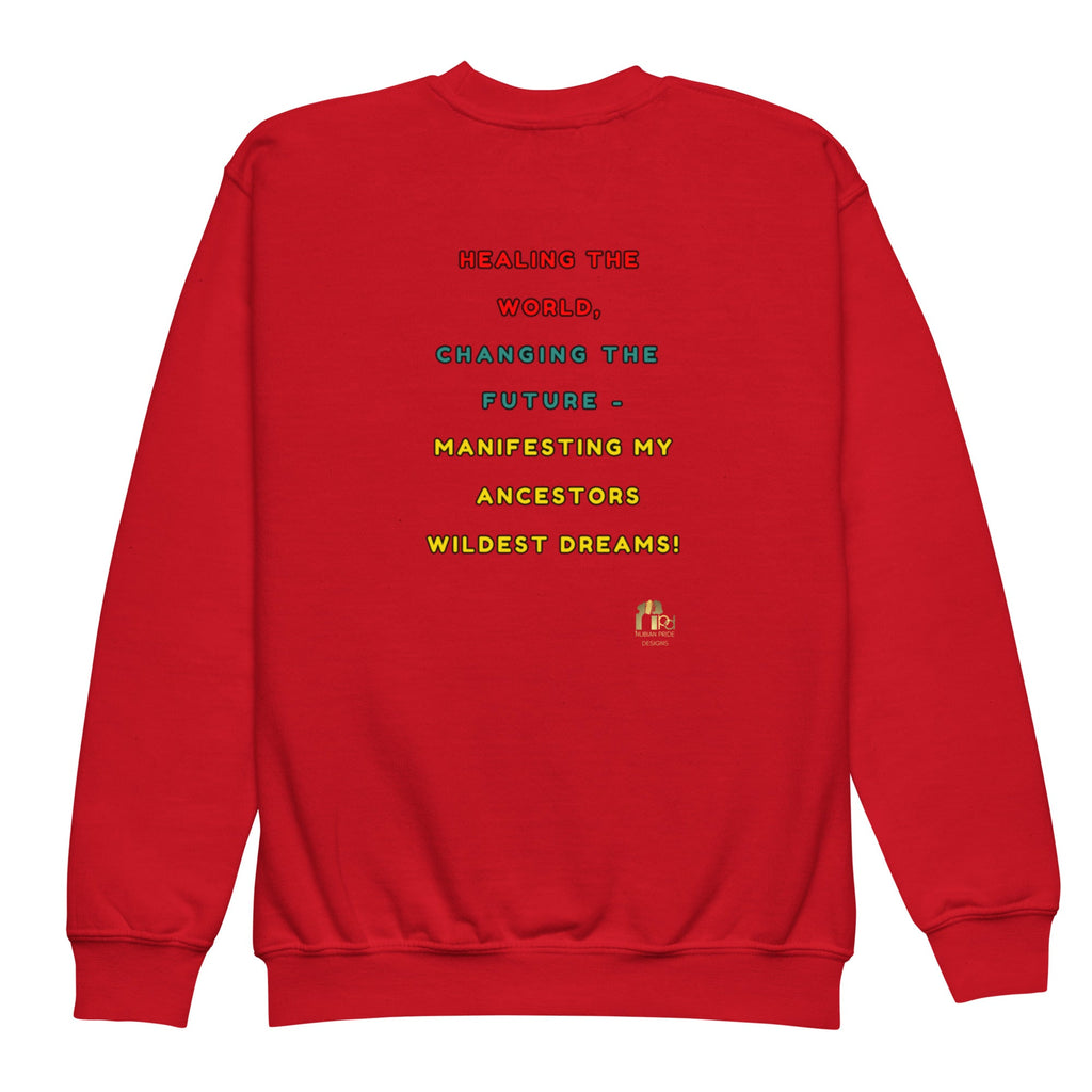 Future Scientist Youth Crewneck Sweater for Girls