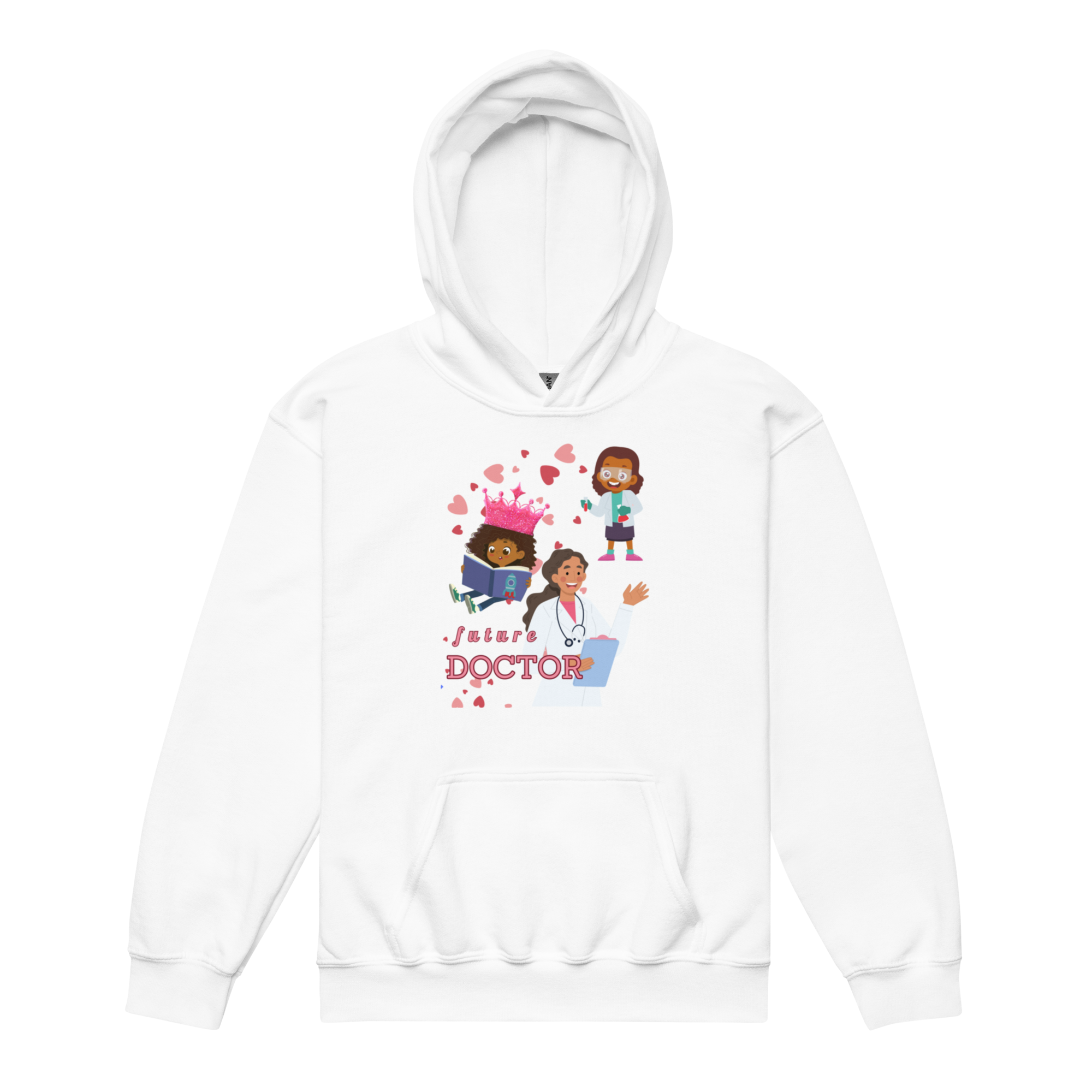 Future Doctor Youth  Hoodie for Girls